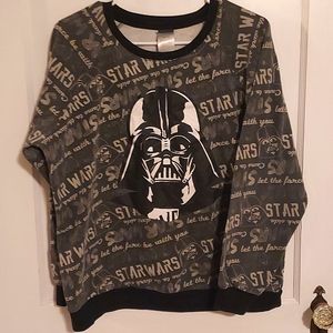 Darth Vader Juniors Pullover Sweatshirt